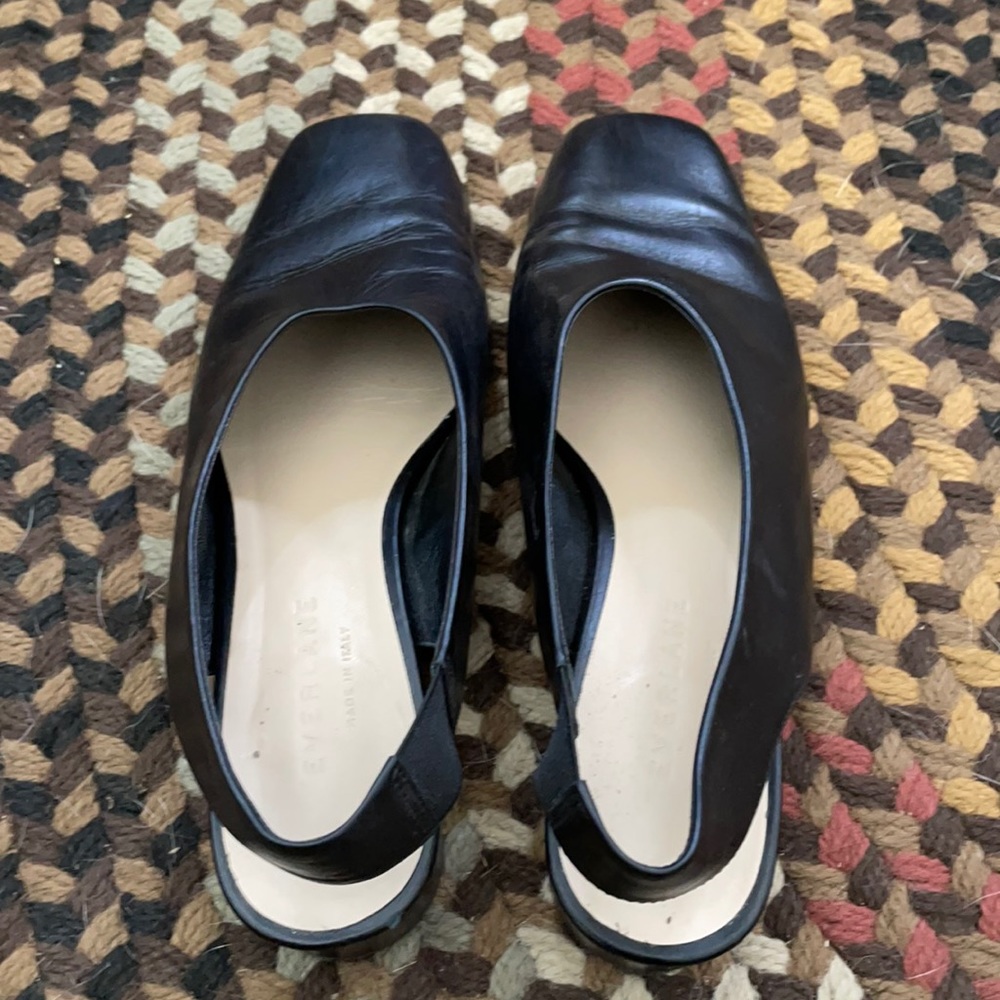 Everlane Square Toe Slingback Mule